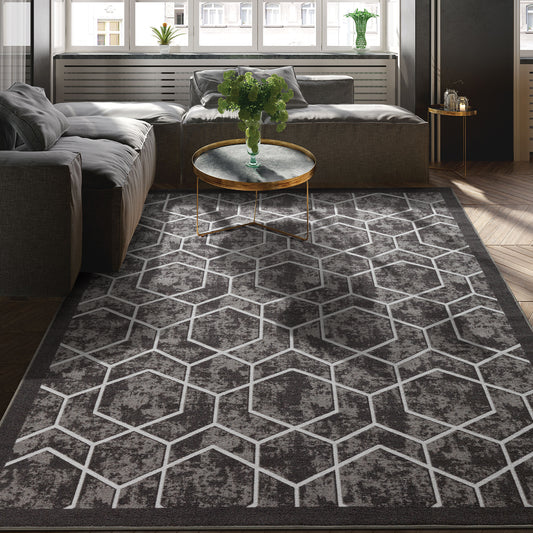 By Cocoon Washable Grey Rug
