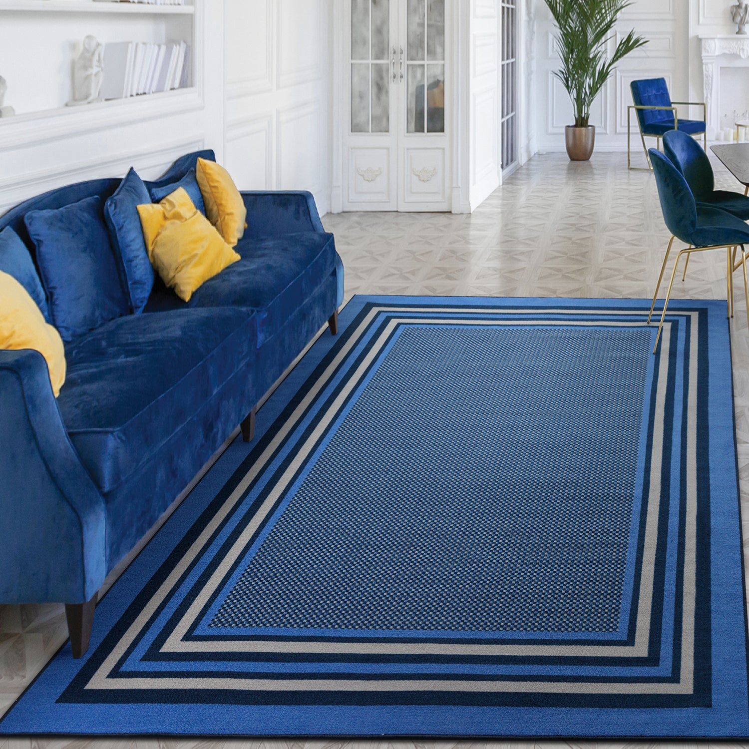 By Cocoon Carpet Blue