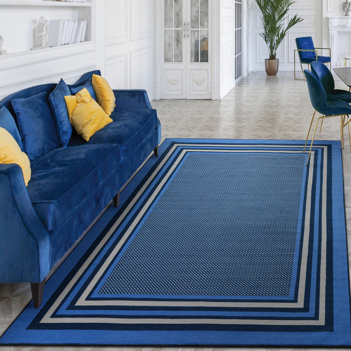 By Cocoon Carpet Blue