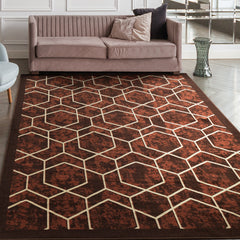 By Cocoon Washable Brown Rug