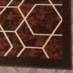 By Cocoon Washable Brown Rug