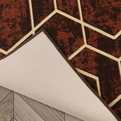 By Cocoon Washable Brown Rug