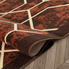 By Cocoon Washable Brown Rug